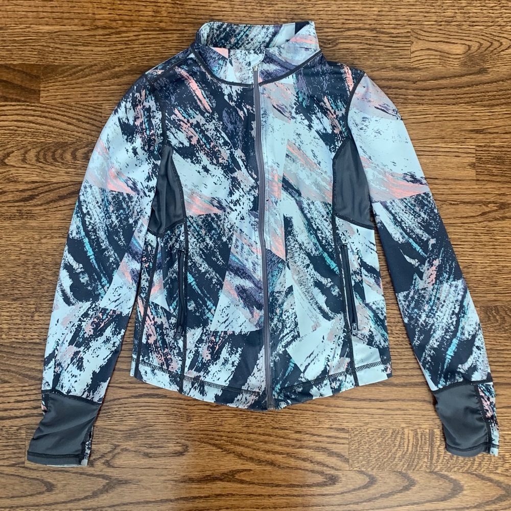 Zella Girls active zip up sweater size 10/12